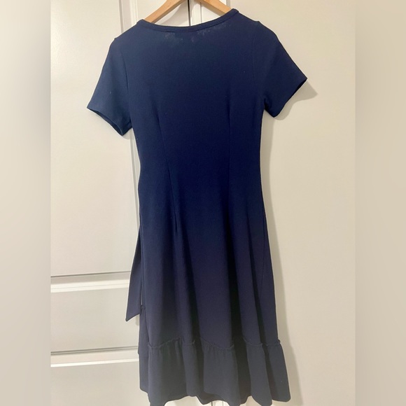 A Pea in the Pod Maternity dress size small in navy blue color. - Picture 3 of 16